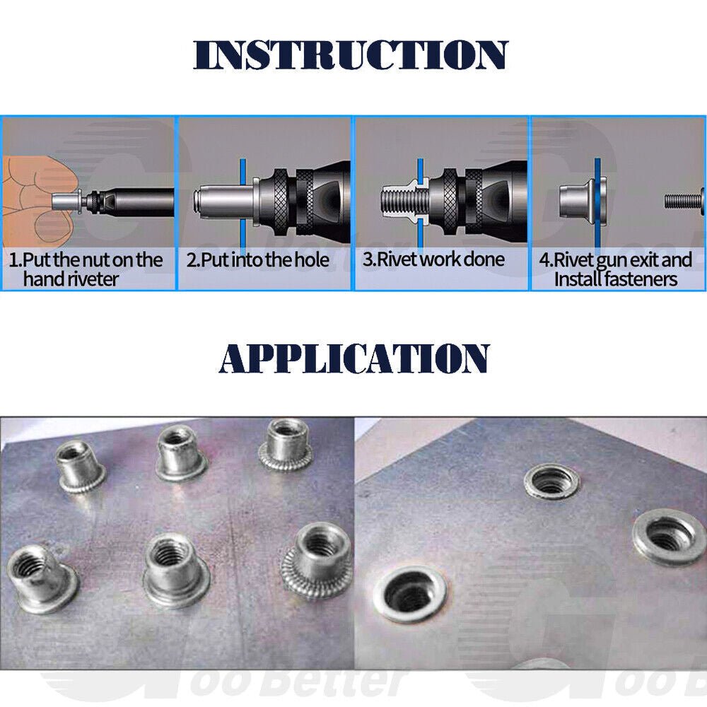 860Pcs Rivet Nut Tool Kit