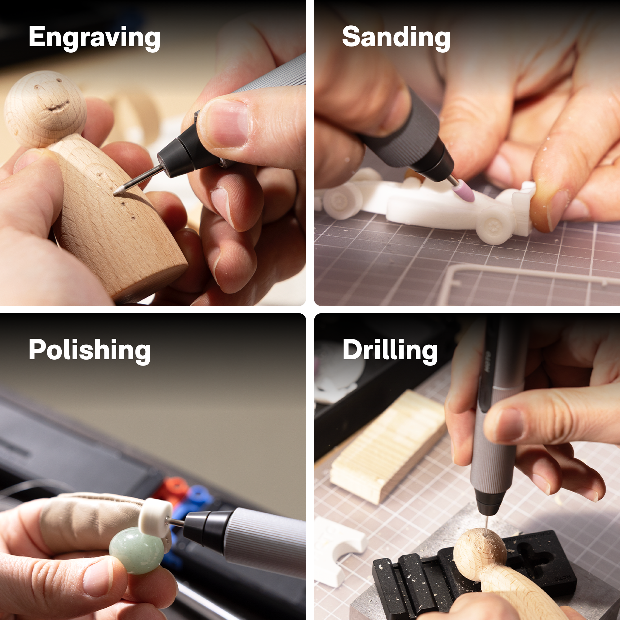 SNAPBLOQ™ R-A04 Electric Mini Rotary Tool Kit